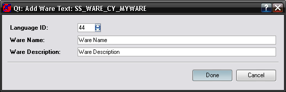 Add Ware Text